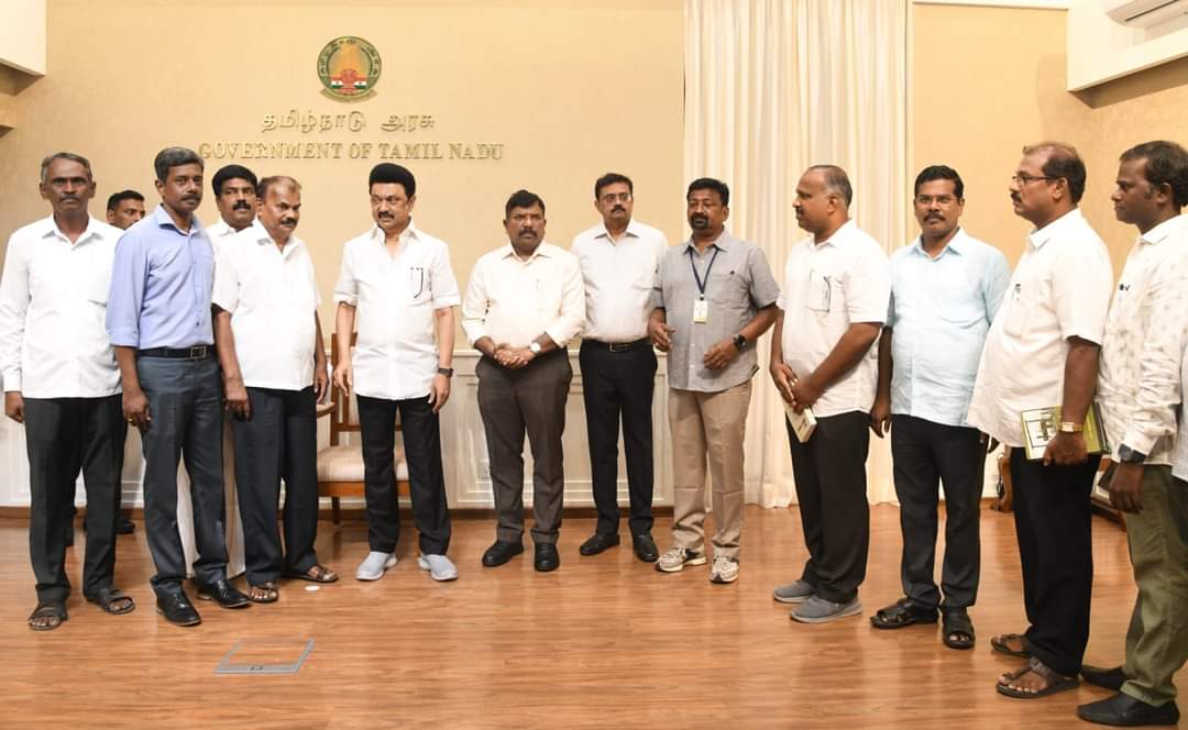 தமிழ்நாடு முதலமைச்சர் அவர்களை சங்க நிர்வாகிகள் சந்தித்த நிகழ்வு